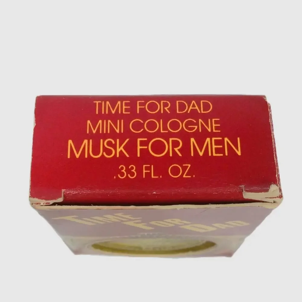 Avon Time for Dad Mini Cologne New in Vintage Box Collectible Men's Fragrance